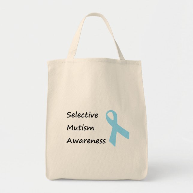 Selective Mutism Awareness Tote Bag (Front)