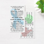 Selective Mutism Do's and Don'ts (male) (Desk)