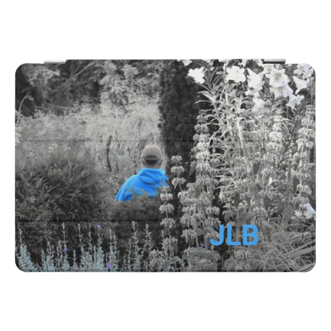 Selectively Sky Blue Garden Visitor iPad Cover (Horizontal)