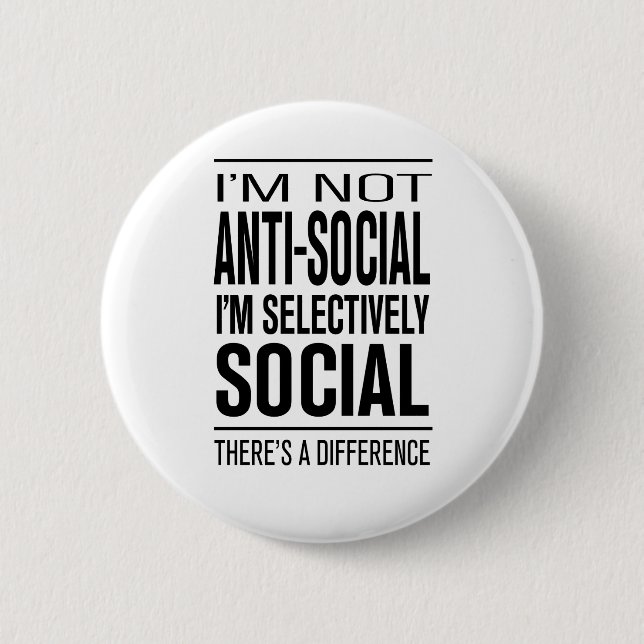 SelectivelySocial Button (Front)