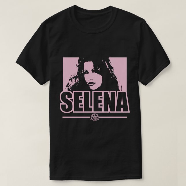 Selena Quintanilla - Selena Pink Block Pullover Ho (Design Front)