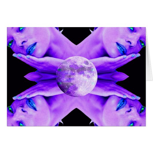 Selene Moon Goddess Cards (Front Horizontal)