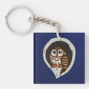 Selene the Owl Acrylic Keychain