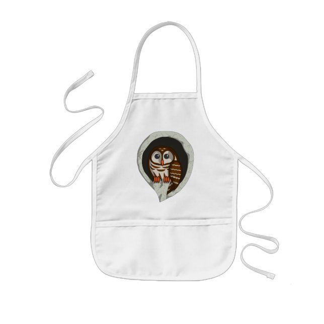 Selene the Owl Apron (Front)