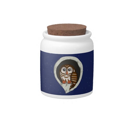 Selene the Owl Candy Jar