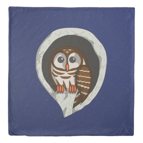 Selene the Owl Duvet Cover
