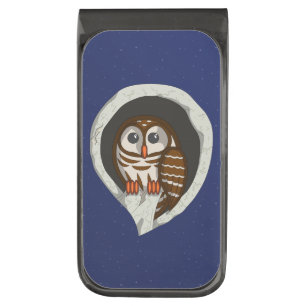 Selene the Owl Money Clip