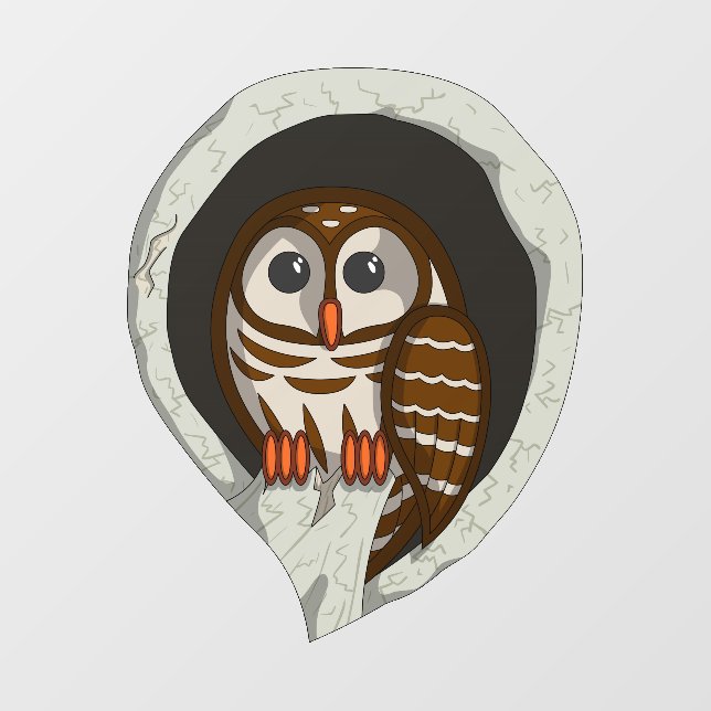 Selene the Owl Wall Decal (Front)