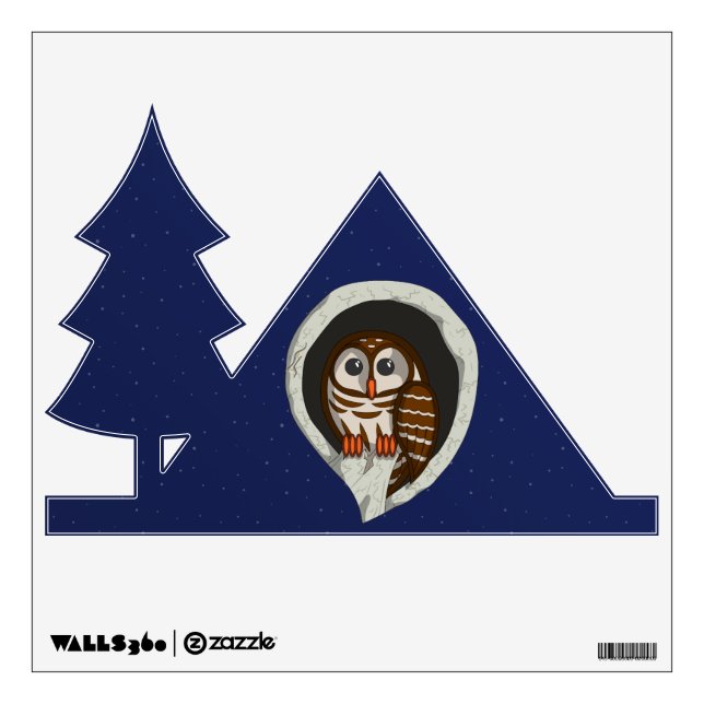 Selene the Owl Wall Decal (Front)