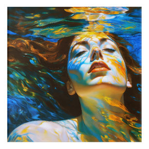“Selene” - Women In Water Acrylic Print