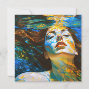 “Selene” - Women In Water Holiday Card