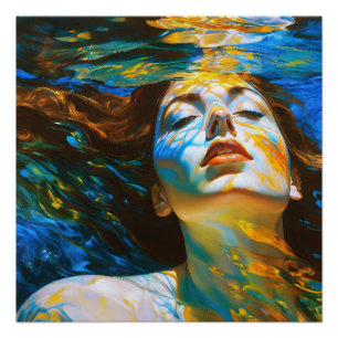 “Selene” - Women In Water Poster