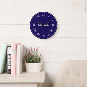 Selenophile Moon Lover Large Clock