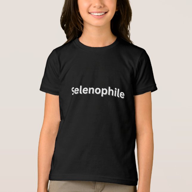 Selenophile Moon Lover Tri-Blend Shirt (Front)