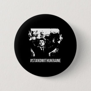 Selenskyj Stand With Ukraine Stop War Support Ukra Button