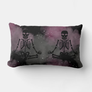 Seleton meditation lumbar pillow