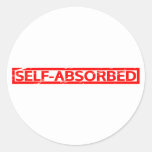 Self-absorbed Stamp Classic Round Sticker