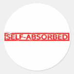 Self-absorbed Stamp Classic Round Sticker