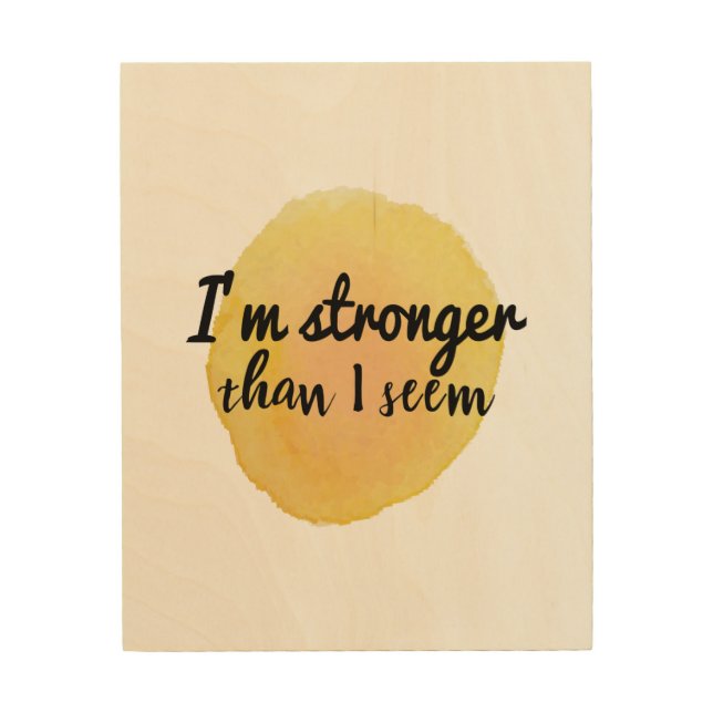 self acceptance inspirational quotes wood wall art (Front)