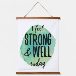 self acceptance inspirational words hanging tapestry