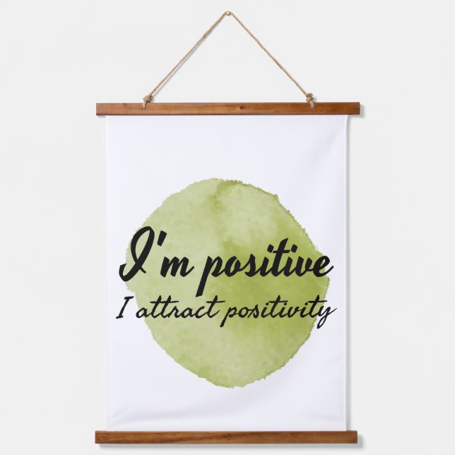 self acceptance motivational affirmations  hanging tapestry (Front)