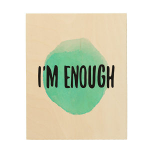 self acceptance motivational words wood wall art