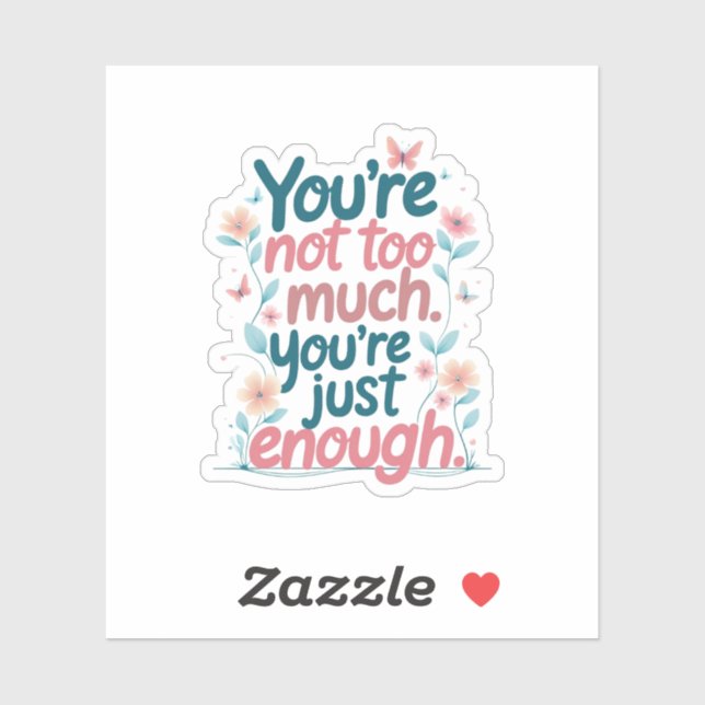 Self-Acceptance  Sticker (Sheet)