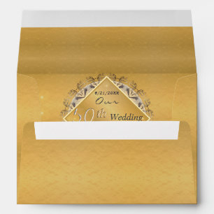Self Addressed 50th Wedding Anniversary Envelope