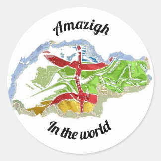 Self-adhesive badge classic round sticker