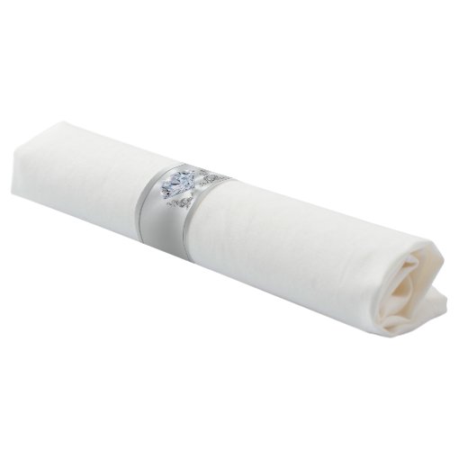 Self Adhesive Paper Napkin Bands, Diamond Wedding Napkin Bands Zazzle