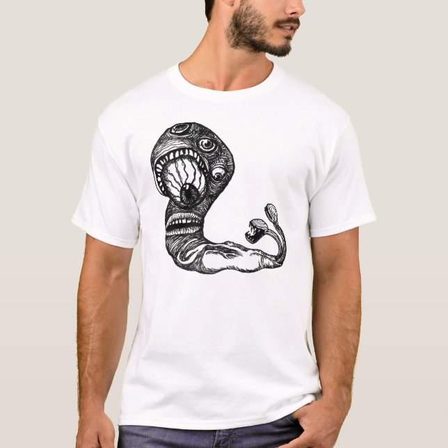 Self-Aware Worm T-Shirt (Front)