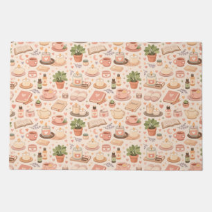Self Care Aesthetic Pattern Doormat