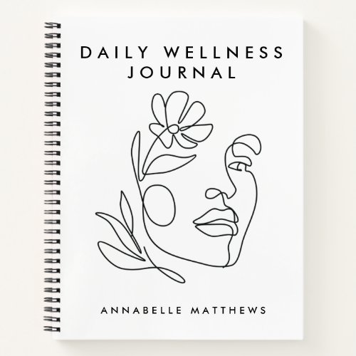 Self Care and Wellness Gratitude Notebook