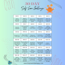 SELF-CARE CHALLENGE POSTCARDS