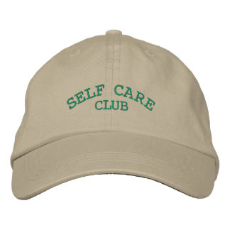 Self Care Club Embroidered Baseball Cap