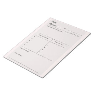 Self Care Daily Planner/To Do List Notepad
