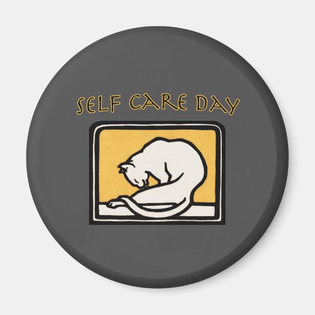 self care day magnet (Front)