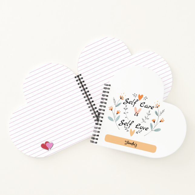 Self Care is Self Love:Embrace Yourself Notebook (Inside)