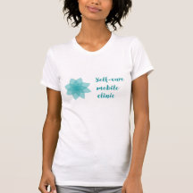 Self-care logo Women White shirt
