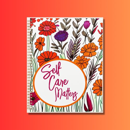 Self care matters motivational quote Planner