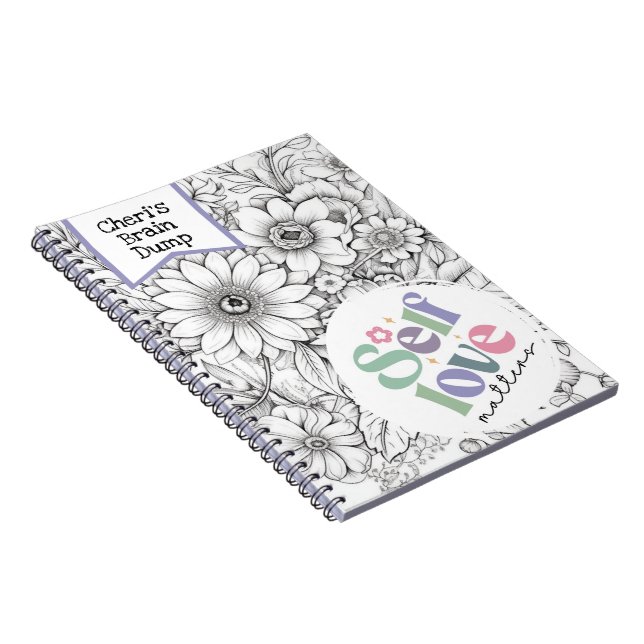 Self Care Notebook | Brain Dump, Anxiety Reduction (Right Side)