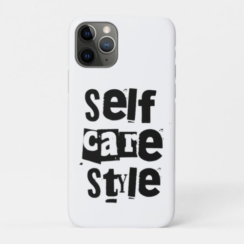 self care style iPhone 11 pro case