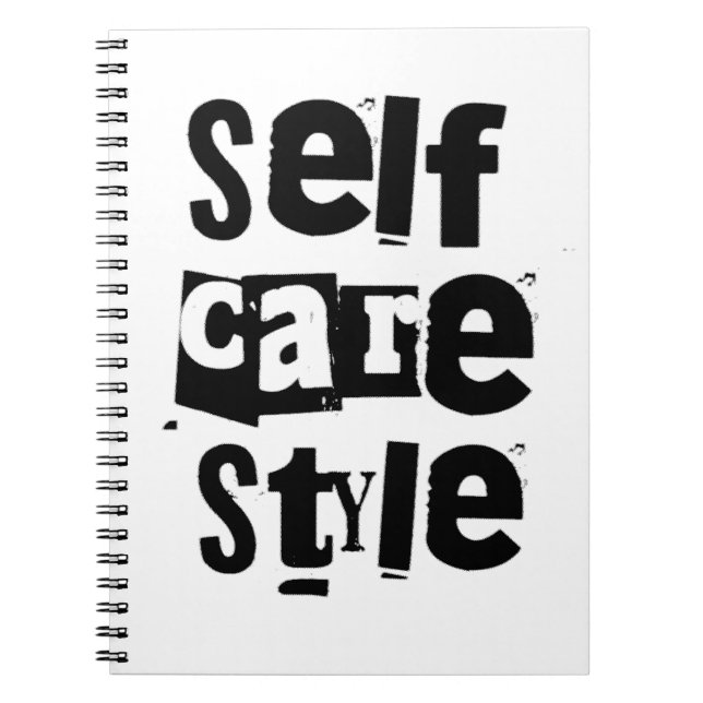 self care style notebook (Front)