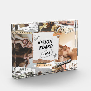 Self Care Vision Board Horizontal Block Photoblock