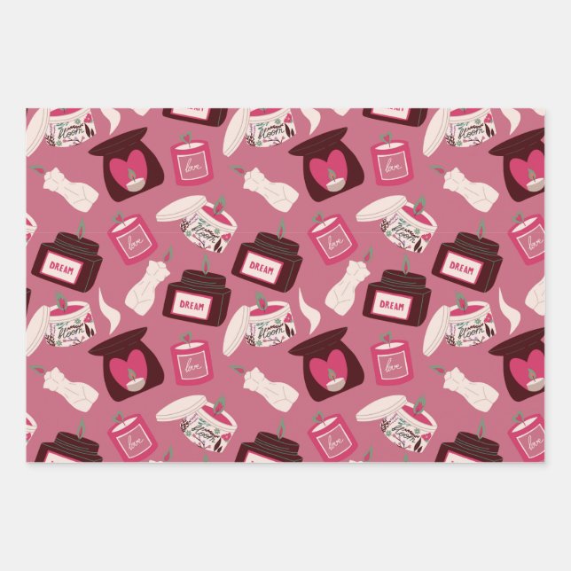 Self Care Wrapping Paper Sheets (Front)