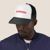 Self-centered Stamp Trucker Hat (In Situ)