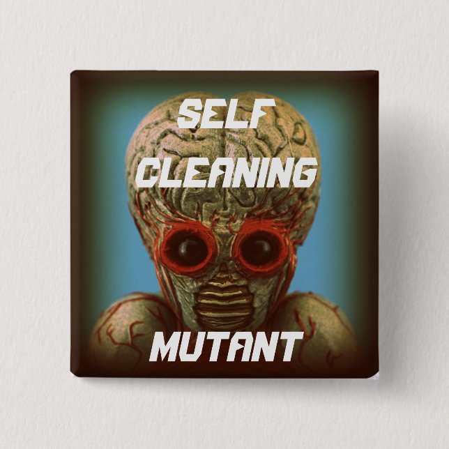Self Cleaning Mutant Button (Front)