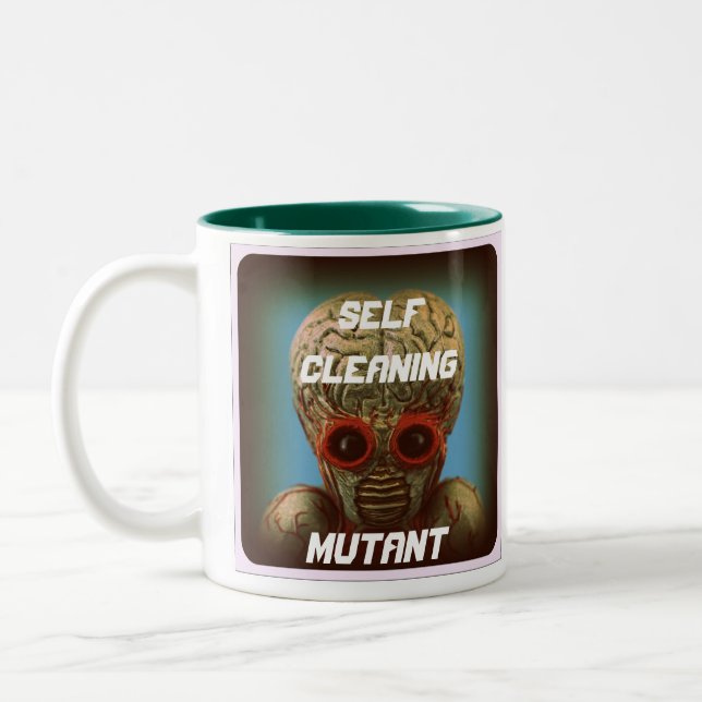Self Cleaning Mutant Two-Tone Coffee Mug (Left)
