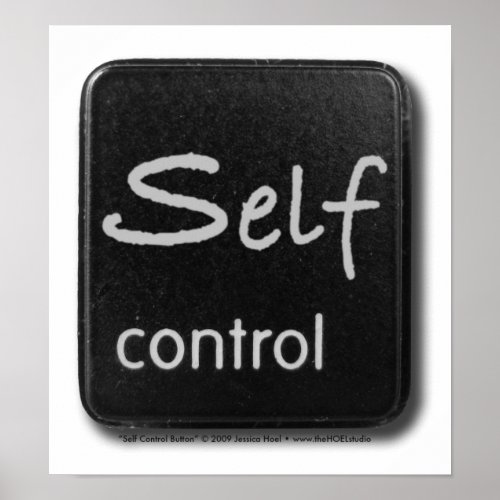 Self Control Button Print