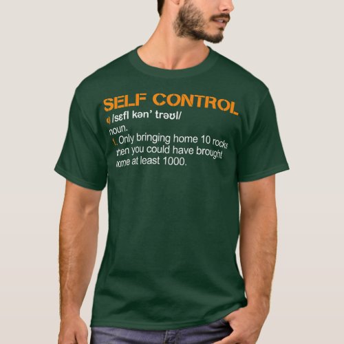 Self Control Definition  Self Control noun Dicti T_Shirt